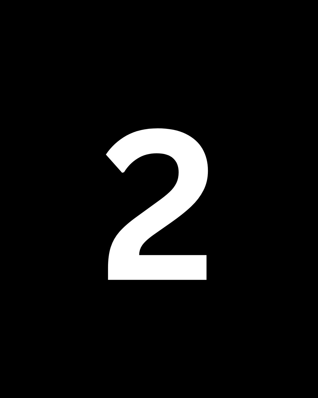 icon of number two